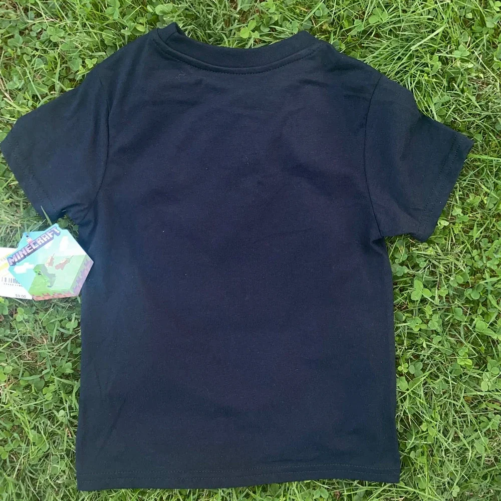 NWT Minecraft Kids Halloween Graphic Short Sleeve Cotton T-Shirt (XS, S, XL)